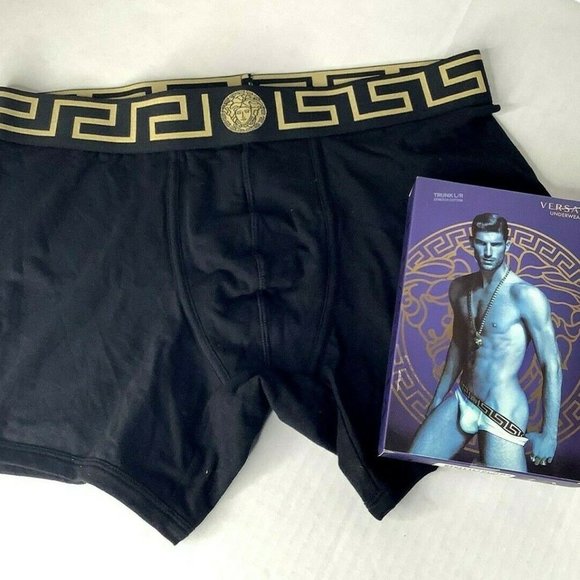 Versace Other - Versace Iconic boxer brief black  /gold size 5/MD